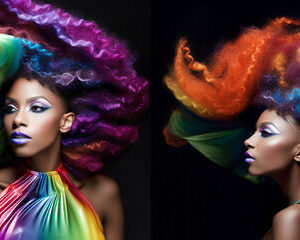 coloration des cheveux