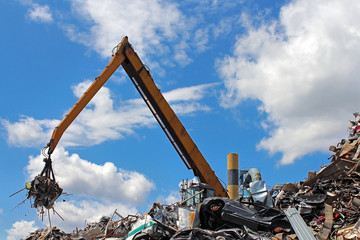 transport de déchets métalliques
