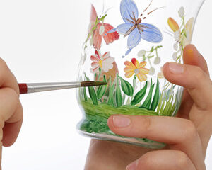 peinture sur verre