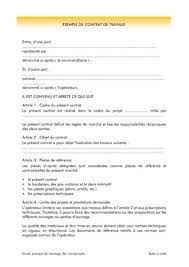 Les différents contrats