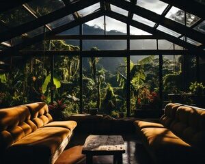 espace de détente avec une terrasse