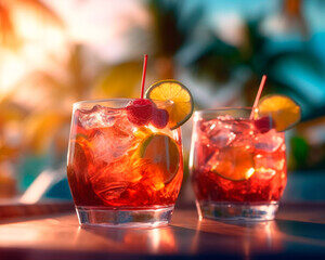 Exotiques dans les Cocktails