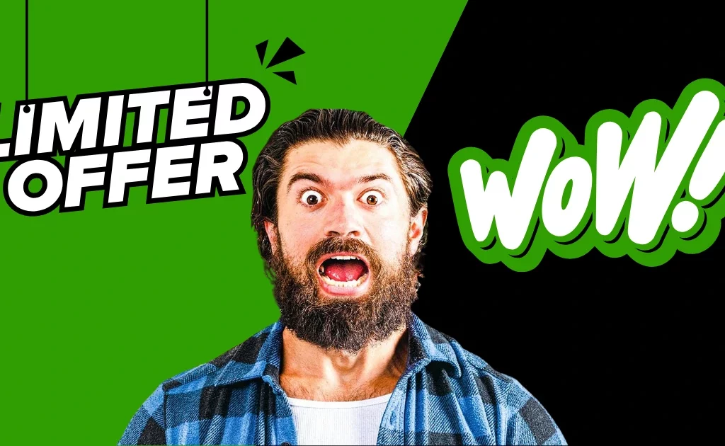 Alex Hormozi surpris par une offre limitée, illustrant la puissance d’une offre irrésistible.