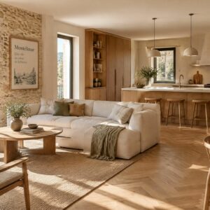 Rénovation de l'habitat et finitions de second œuvre réalisées dans une maison de la Drôme provençale en 2026