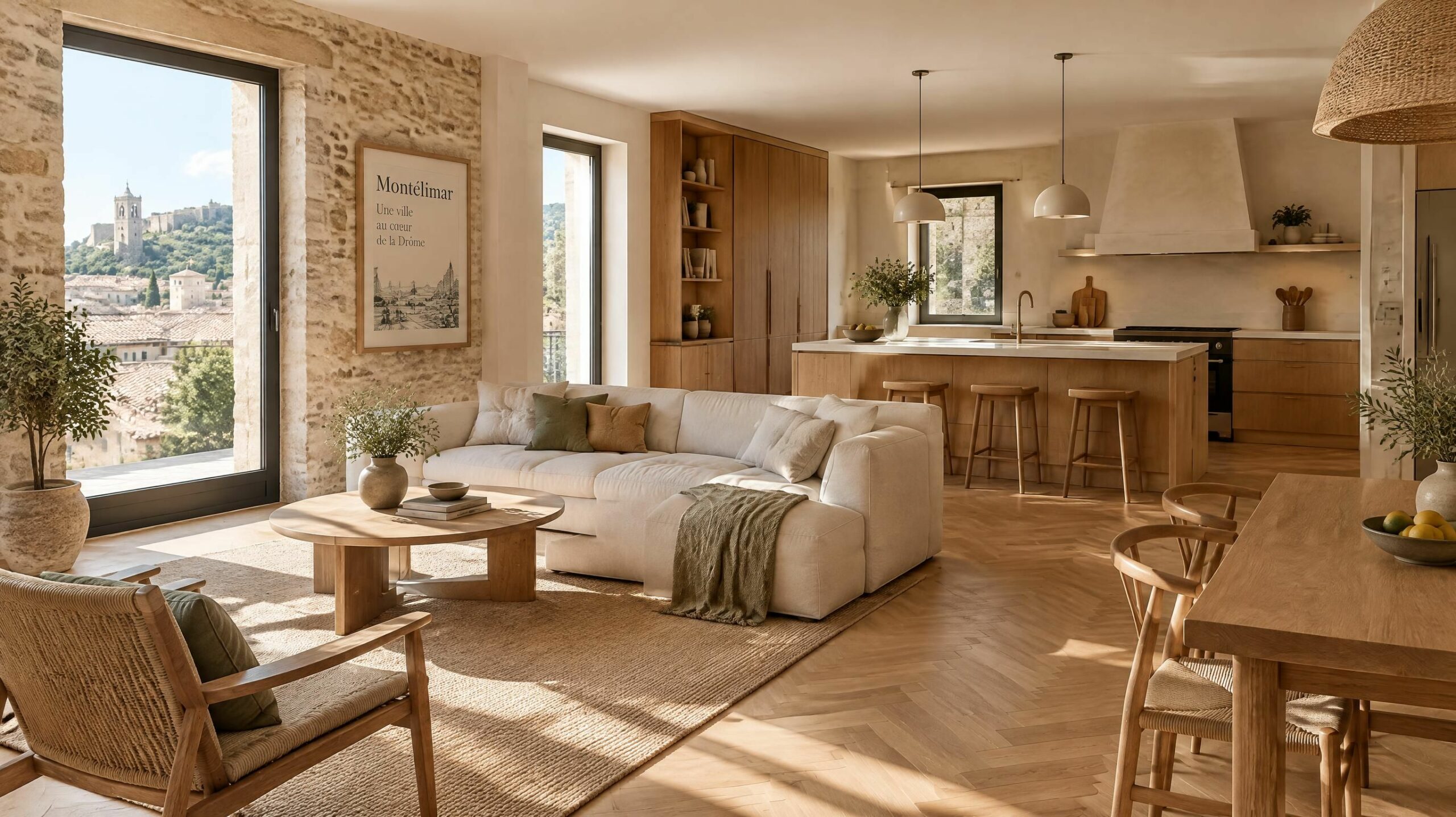 Rénovation de l'habitat et finitions de second œuvre réalisées dans une maison de la Drôme provençale en 2026